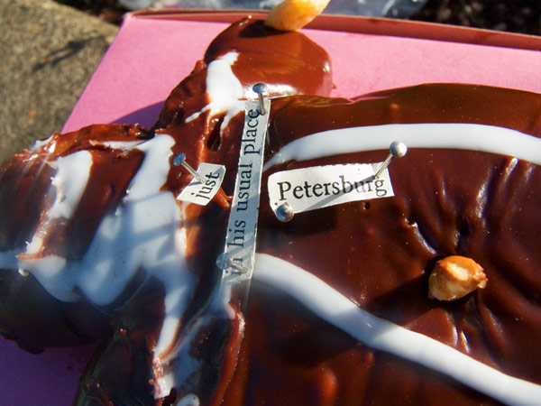 Pin #4: just in his usual place (Petersburg )